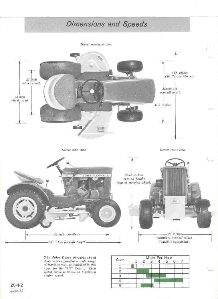 john deere 112 parts diagram