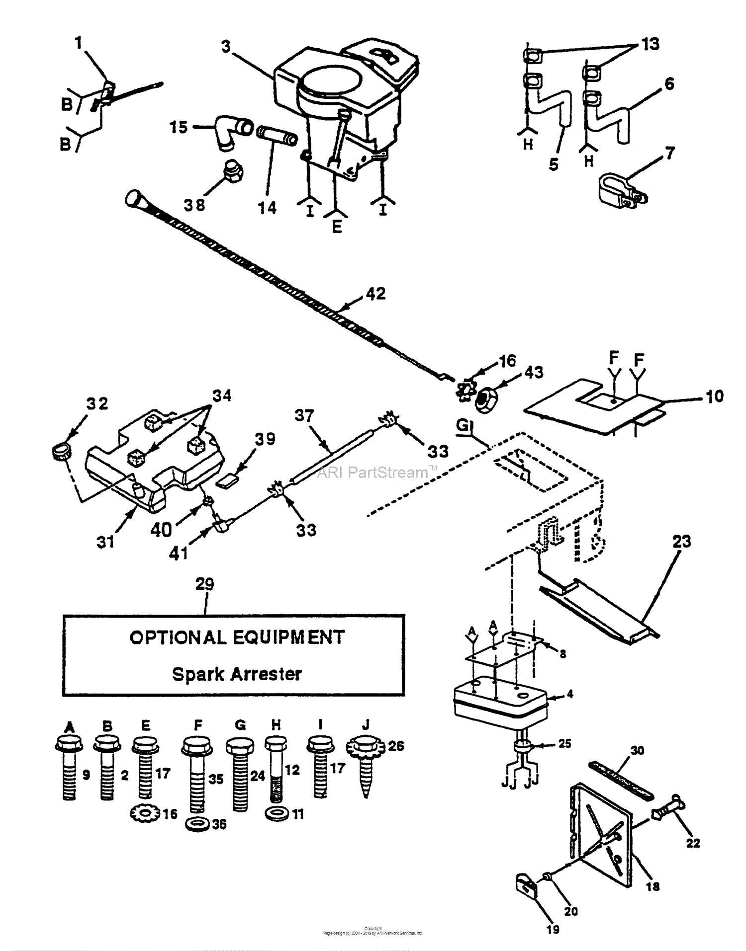 john deere 160 lawn tractor parts diagram