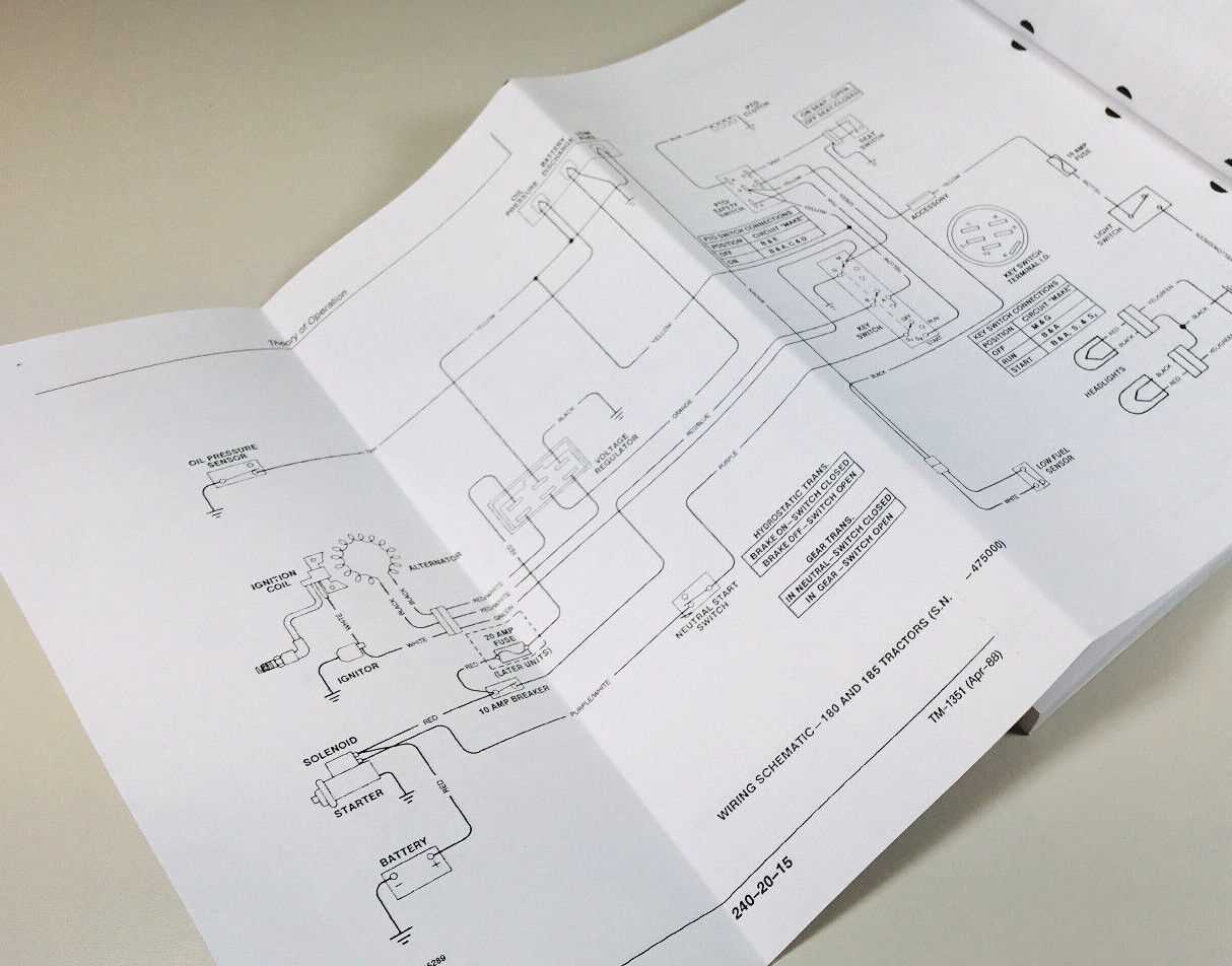 john deere 165 parts diagram