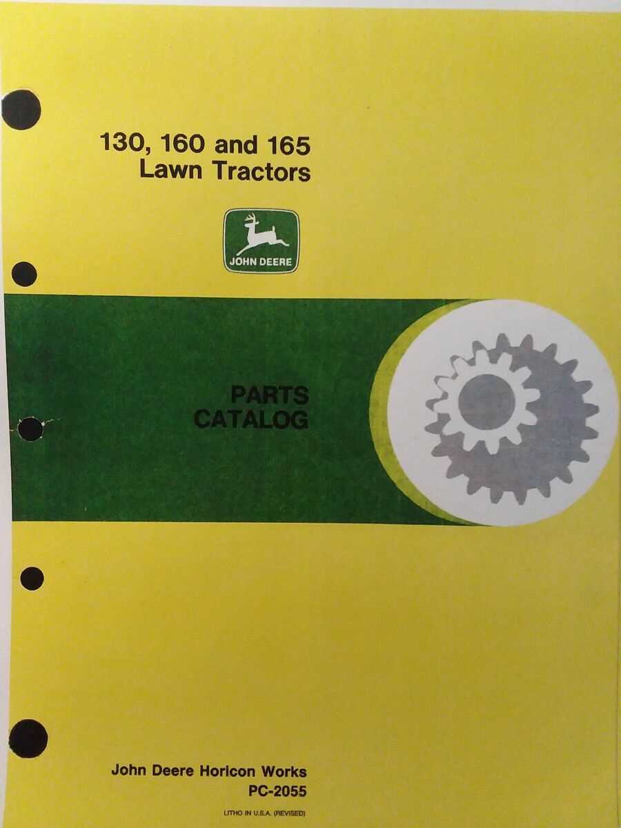 john deere 165 parts diagram