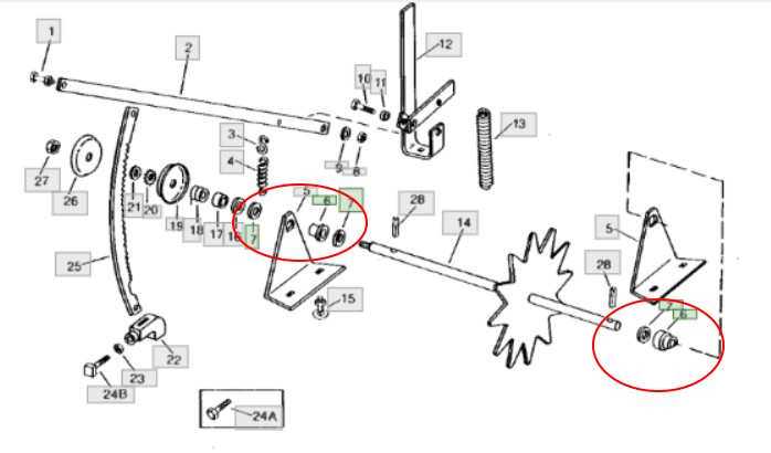 john deere 336 baler parts diagram