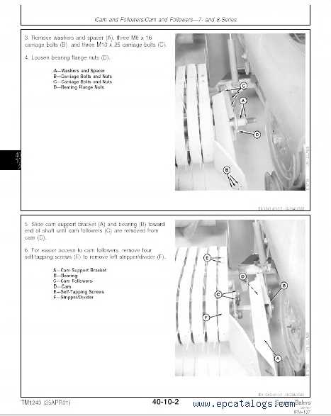 john deere 336 baler parts diagram