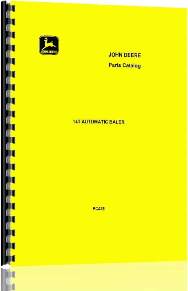 john deere 375 baler parts diagram