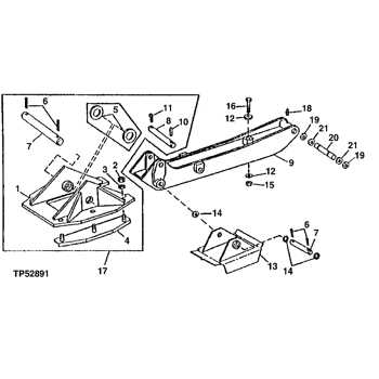 john deere 400 mower deck parts diagram