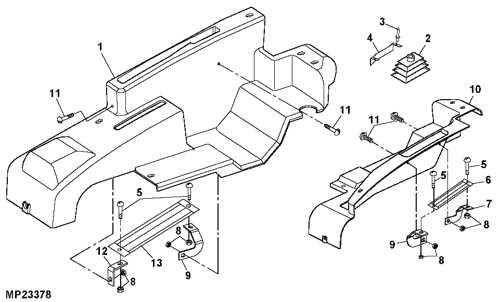 john deere 4400 tractor parts diagram