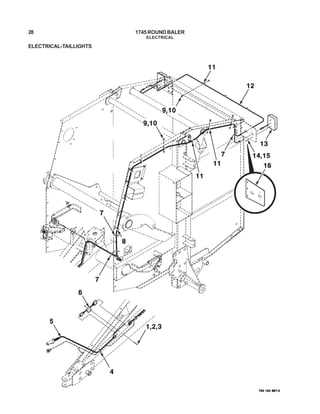 john deere 457 silage special parts diagram