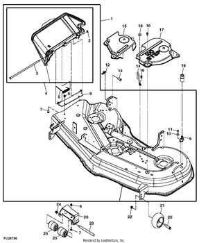 john deere 48 inch mower deck parts diagram