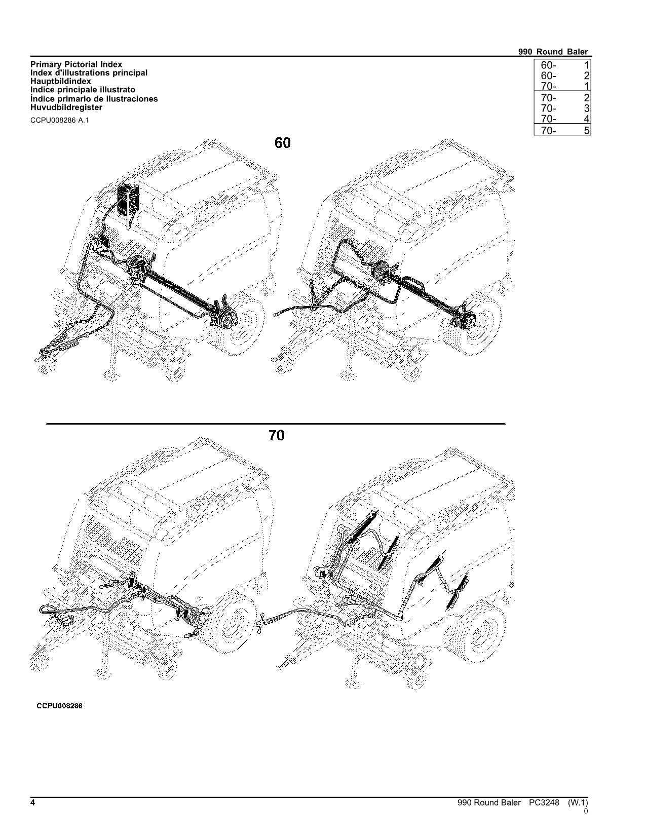 john deere 990 parts diagram