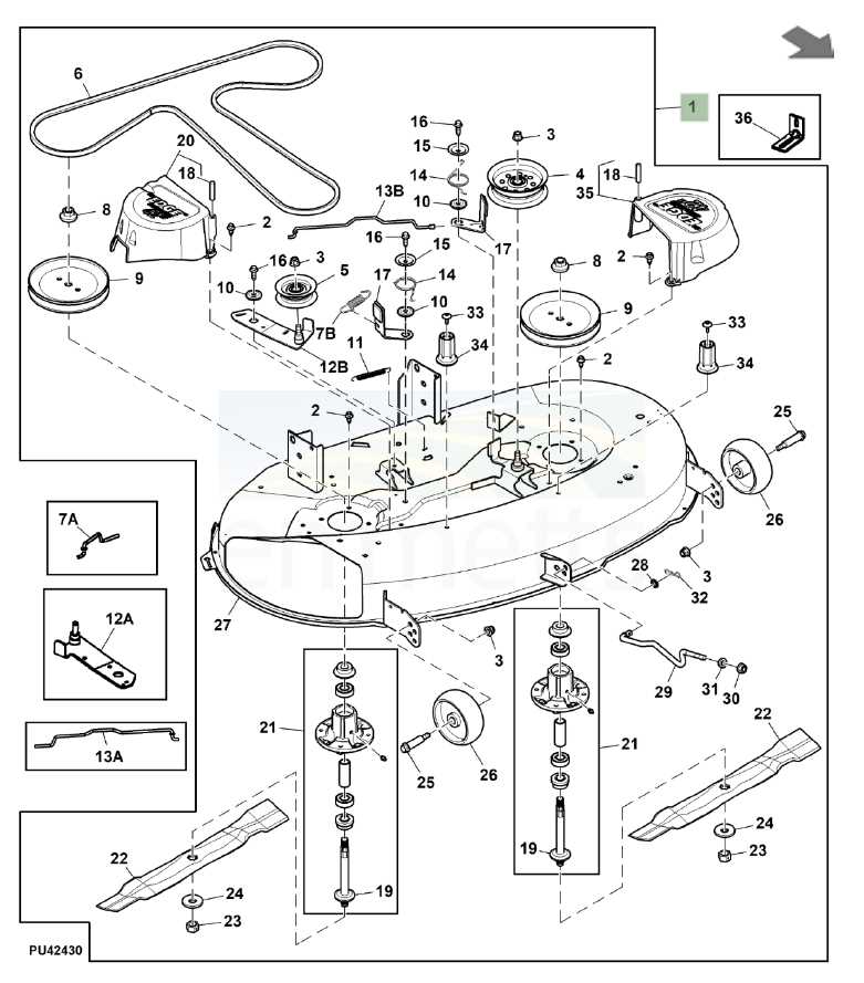 john deere e110 parts diagram