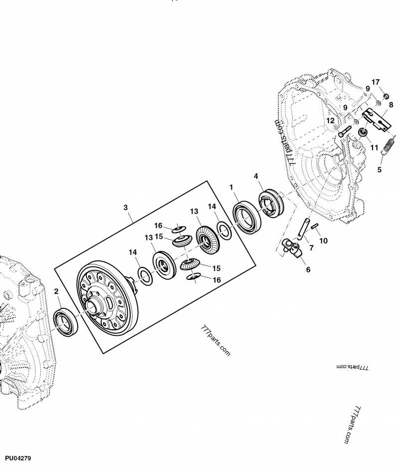 john deere gator 4x2 transmission parts diagram