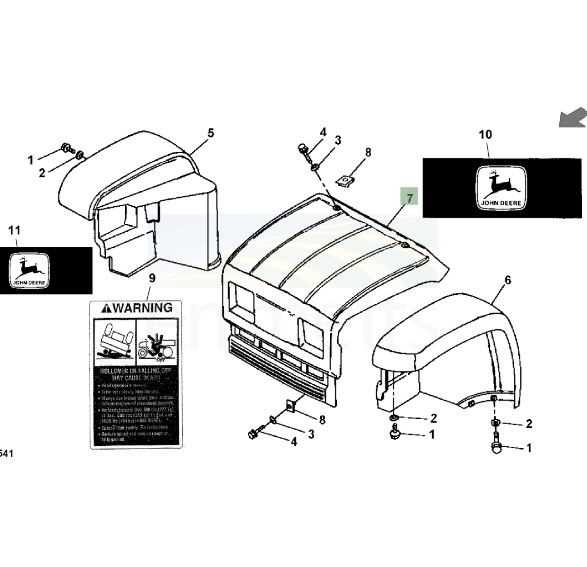 john deere gator ts 4x2 parts diagram