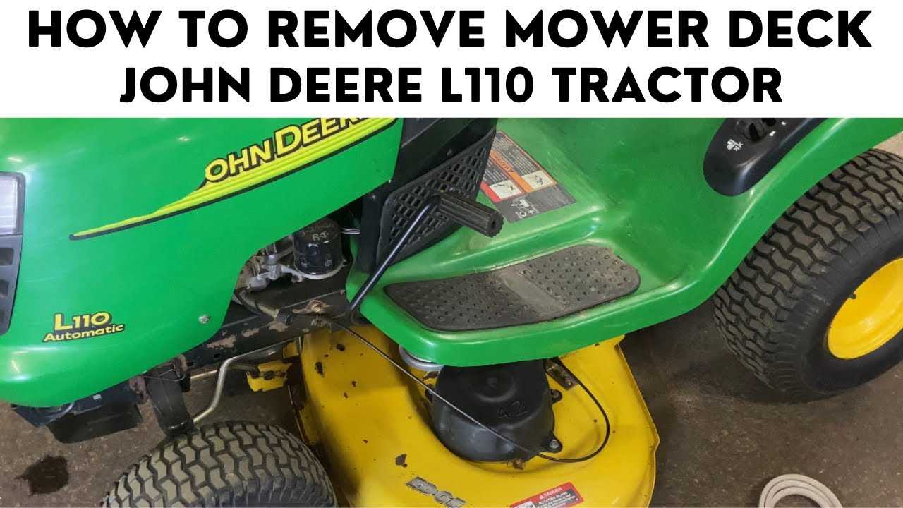 john deere l111 mower deck parts diagram