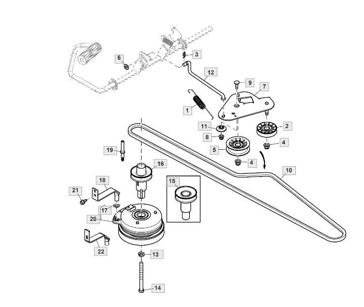 john deere l111 mower deck parts diagram