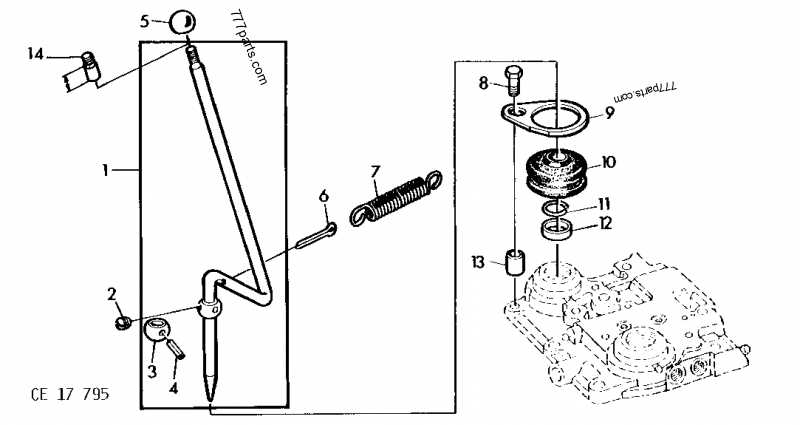 john deere lx277 steering parts diagram