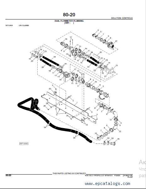 john deere sprayer parts diagram