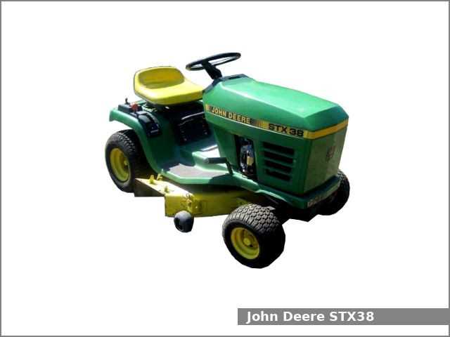 john deere stx38 steering parts diagram