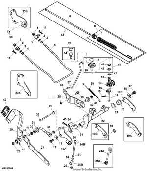 john deere x320 54 mower deck parts diagram