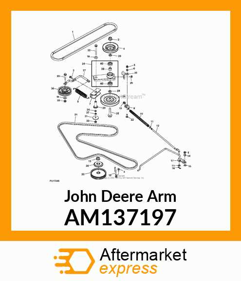 john deere x320 54 mower deck parts diagram