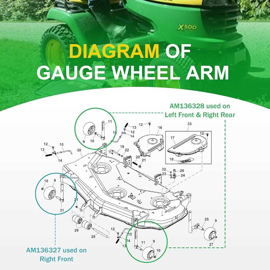 john deere x320 54 mower deck parts diagram