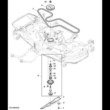 john deere z425 54c parts diagram