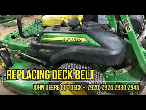 john deere z920m parts diagram