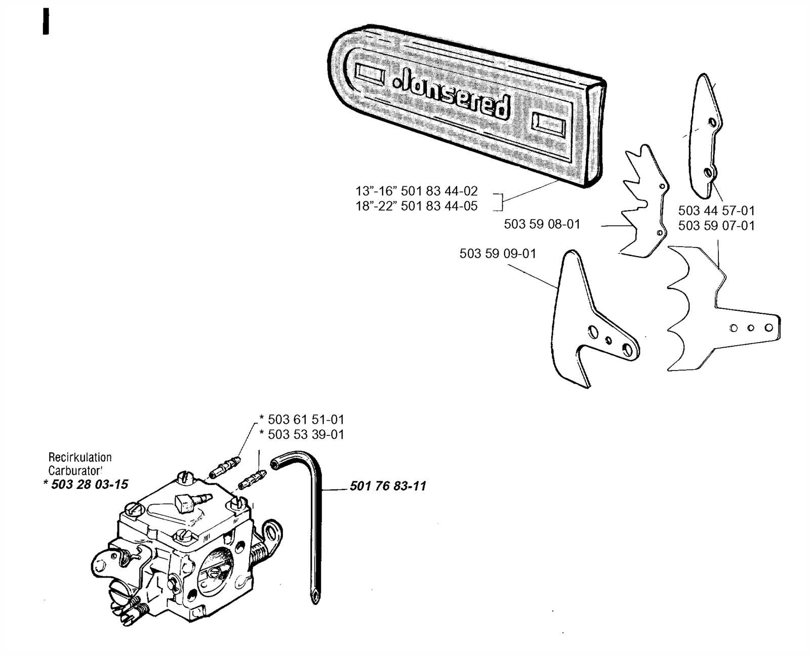 jonsered 2050 parts diagram