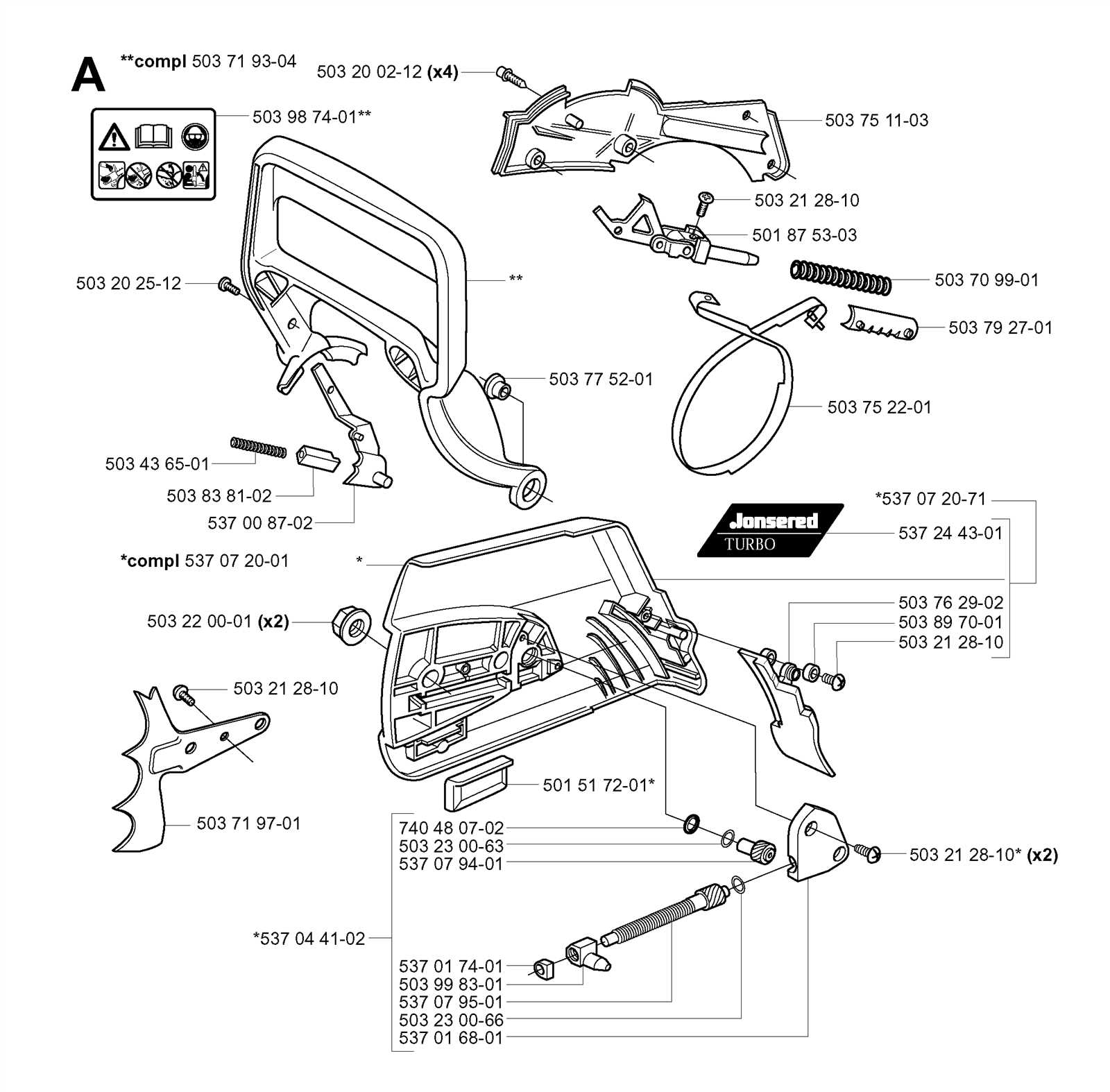 jonsered 2150 parts diagram