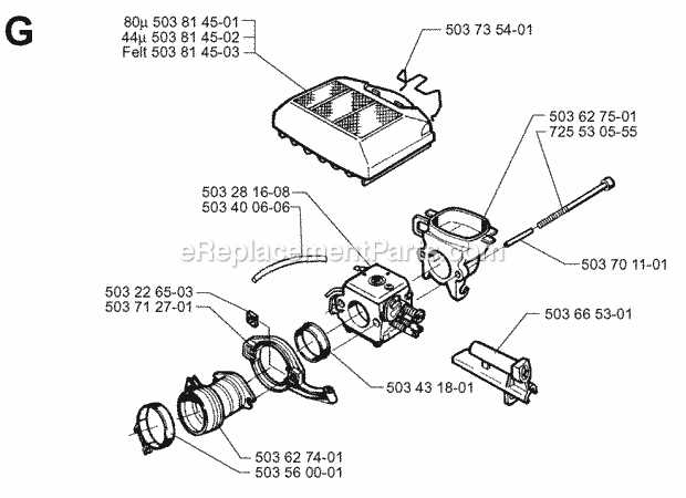 jonsered 70e parts diagram