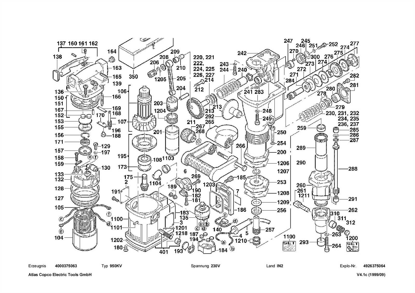 kango 950 parts diagram