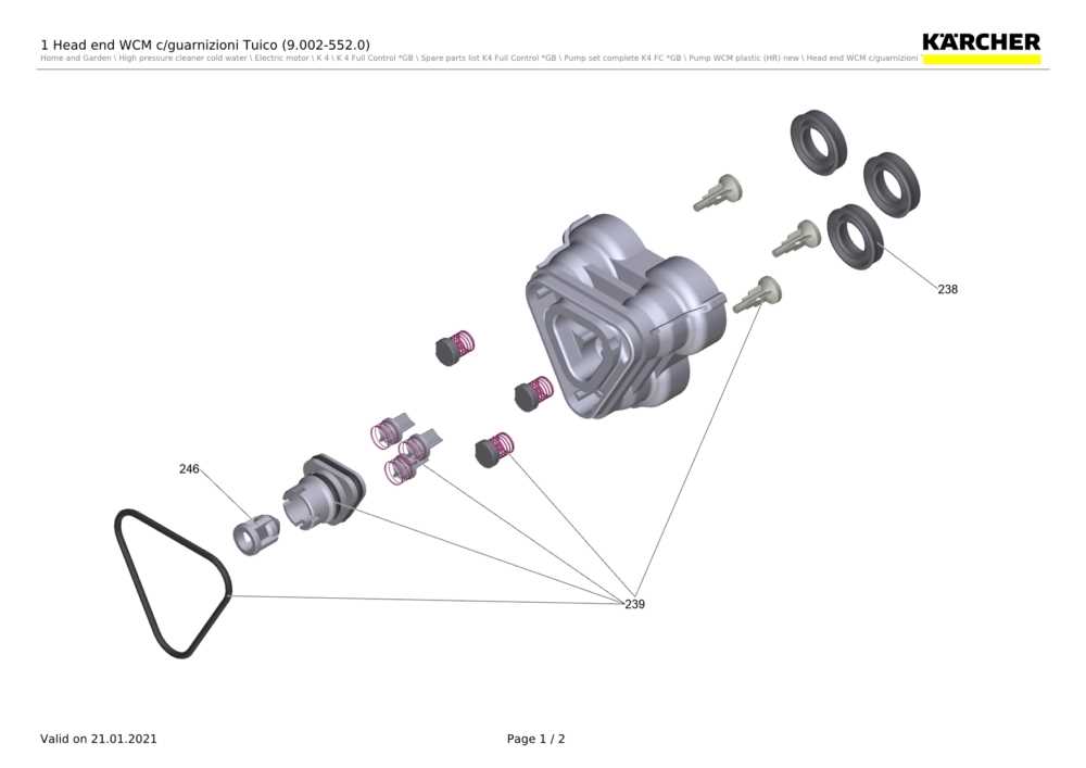 karcher k3 pressure washer parts diagram