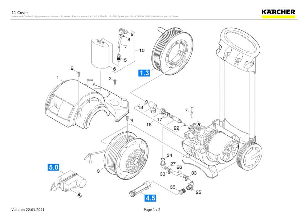 karcher k5 parts diagram