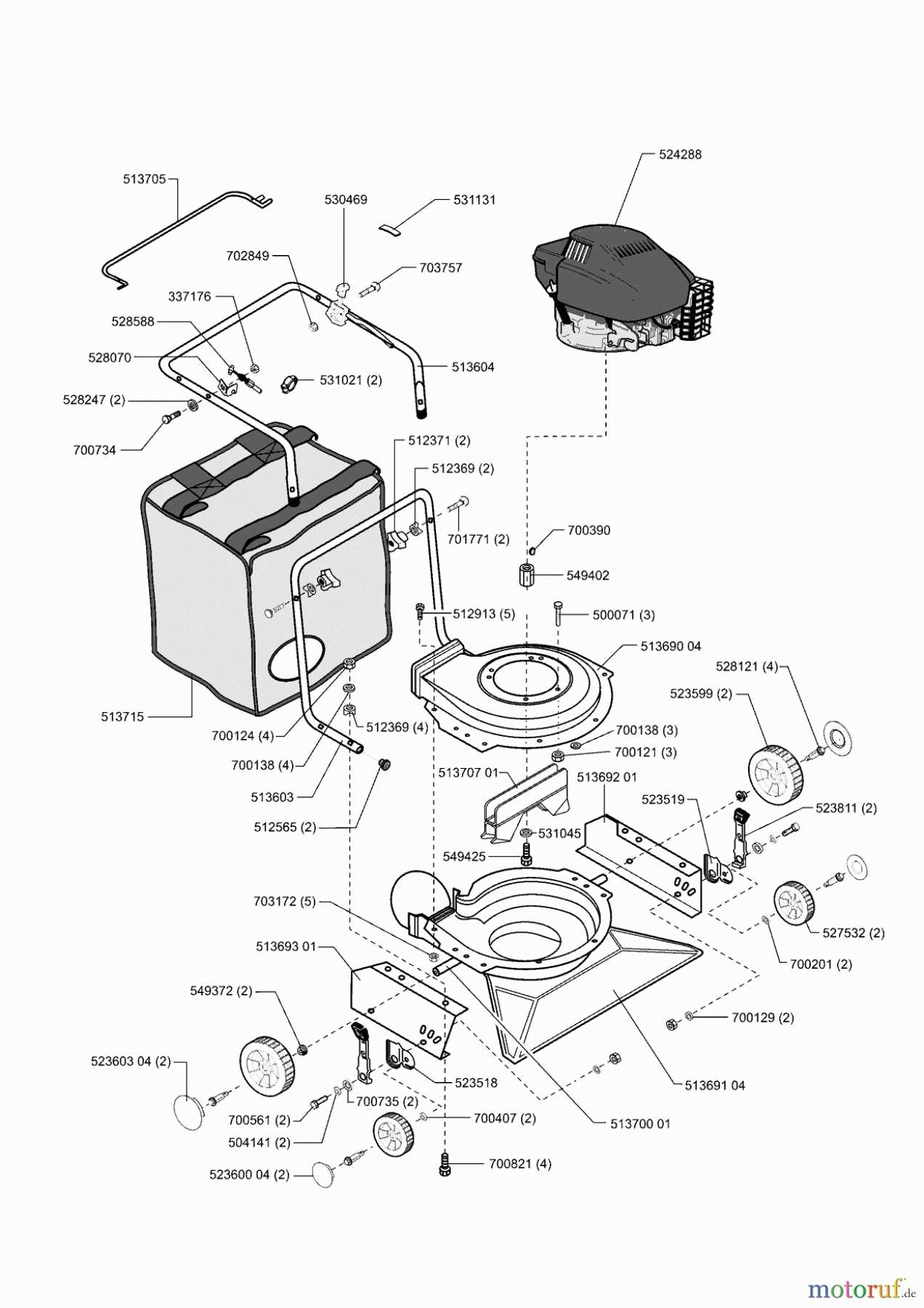 kenmore 500 washer parts diagram