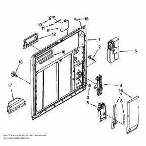 kenmore 665 parts diagram