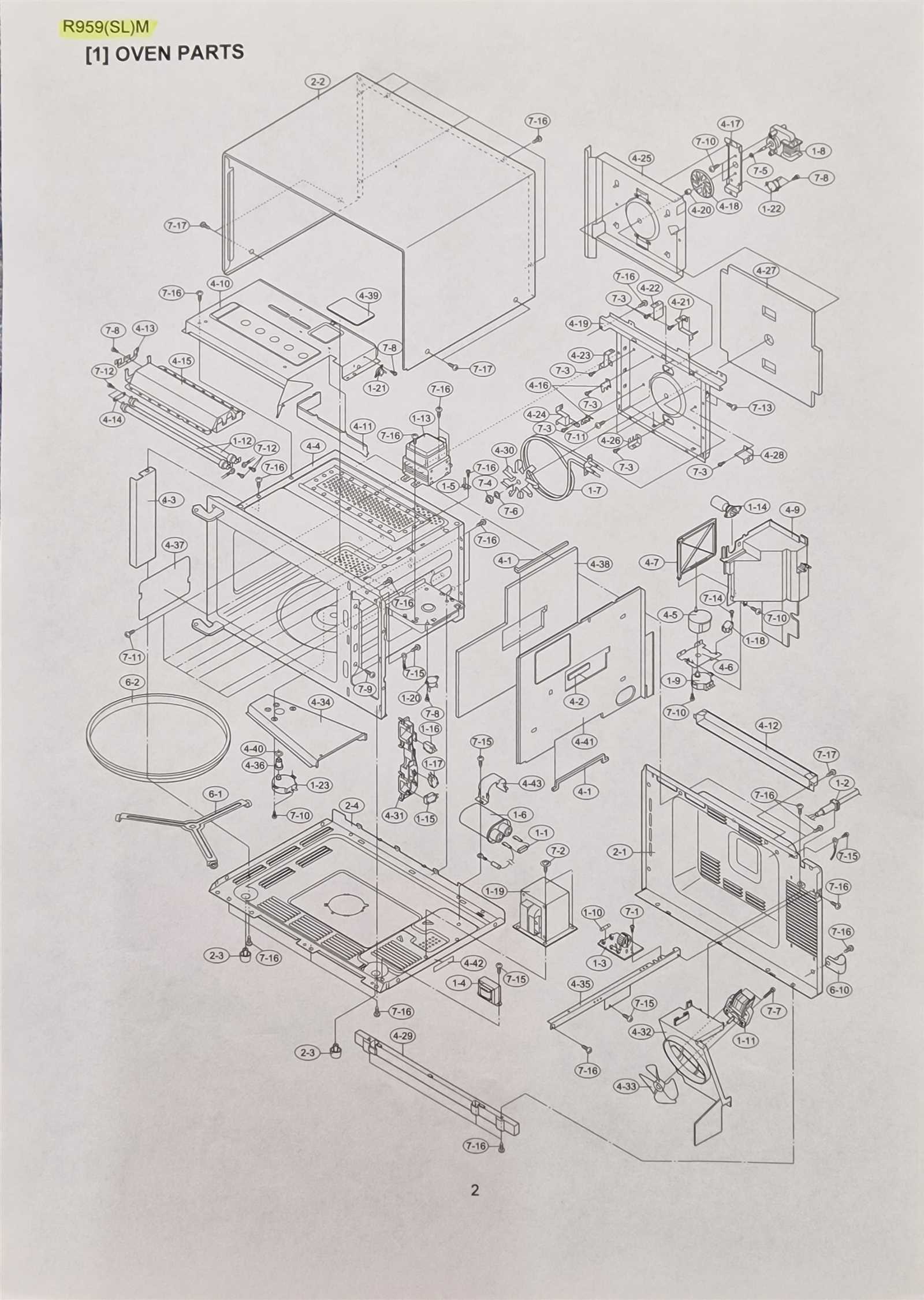 kenmore elite microwave parts diagram