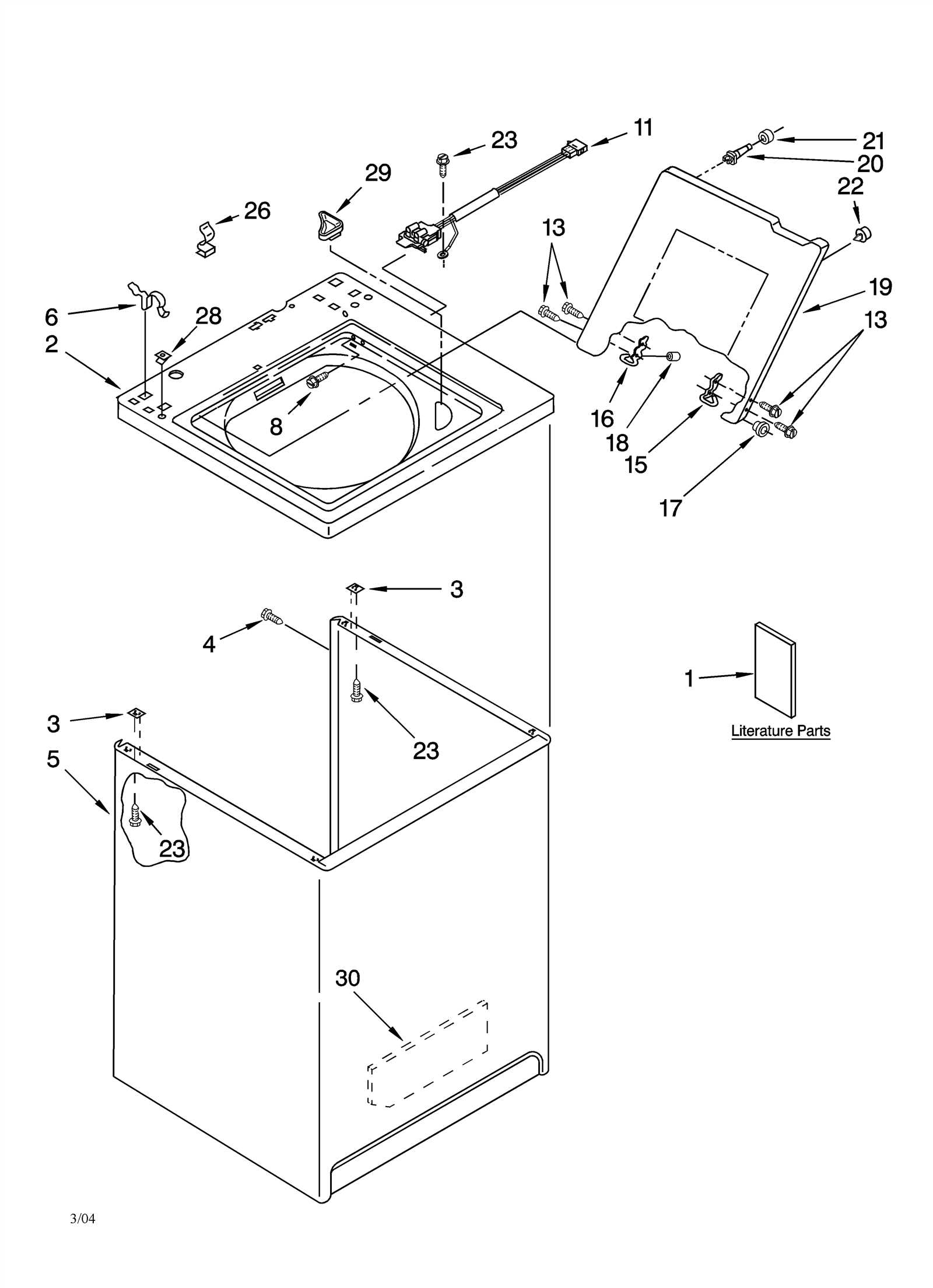 kenmore elite washer parts diagram