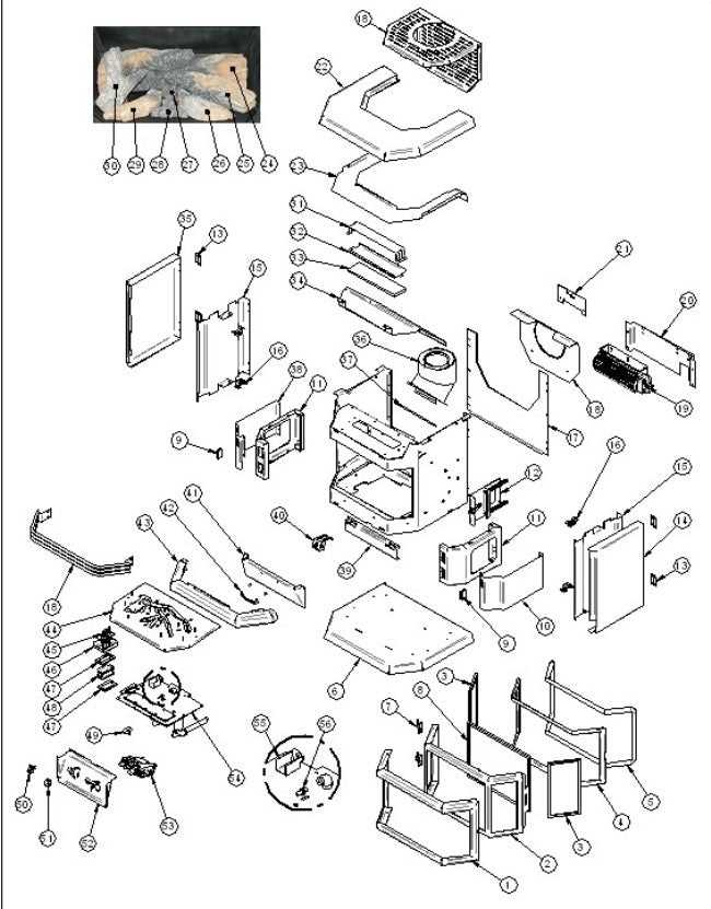 kenmore stove parts diagram