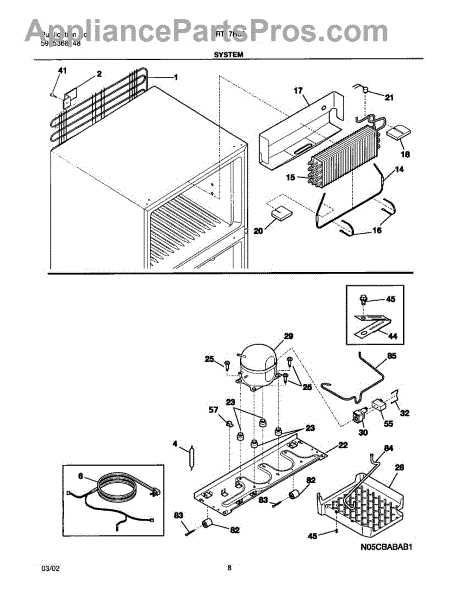 kenmore upright freezer parts diagram