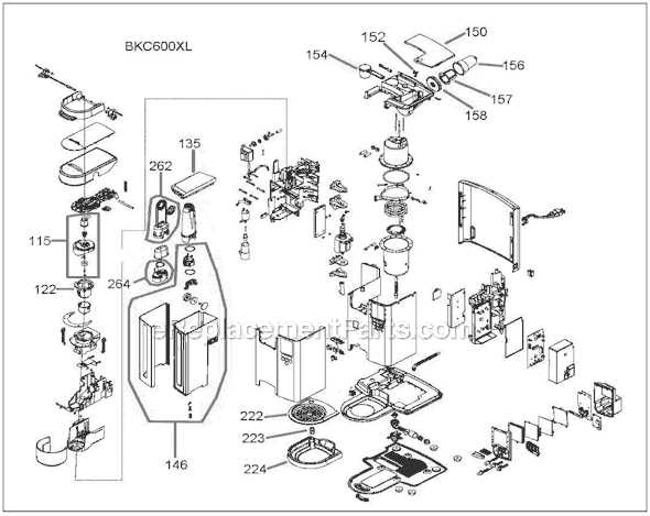 keurig k200 parts diagram