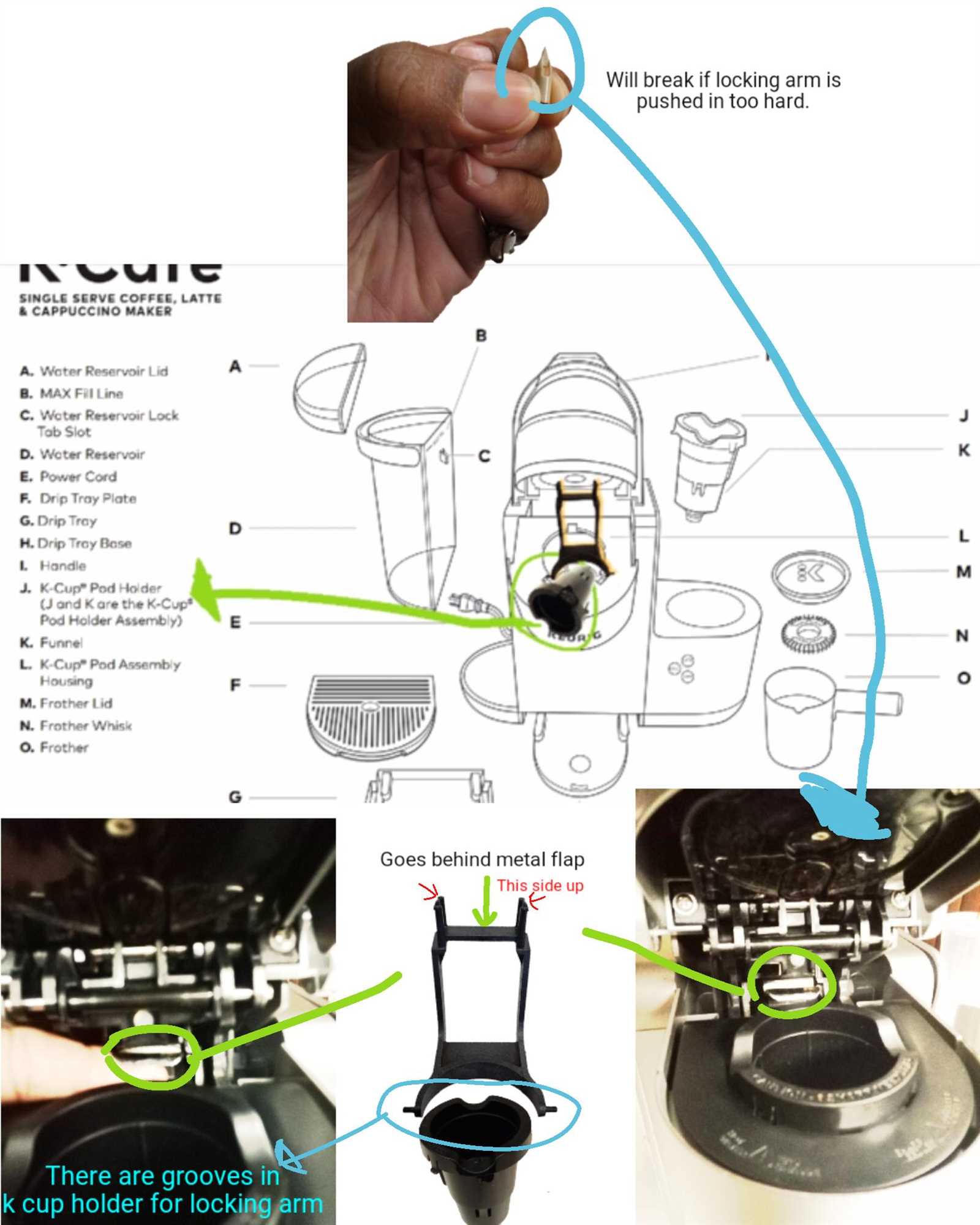 keurig k40 parts diagram