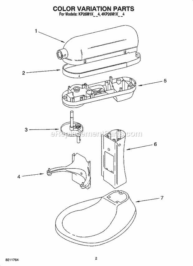 kitchenaid 600 parts diagram