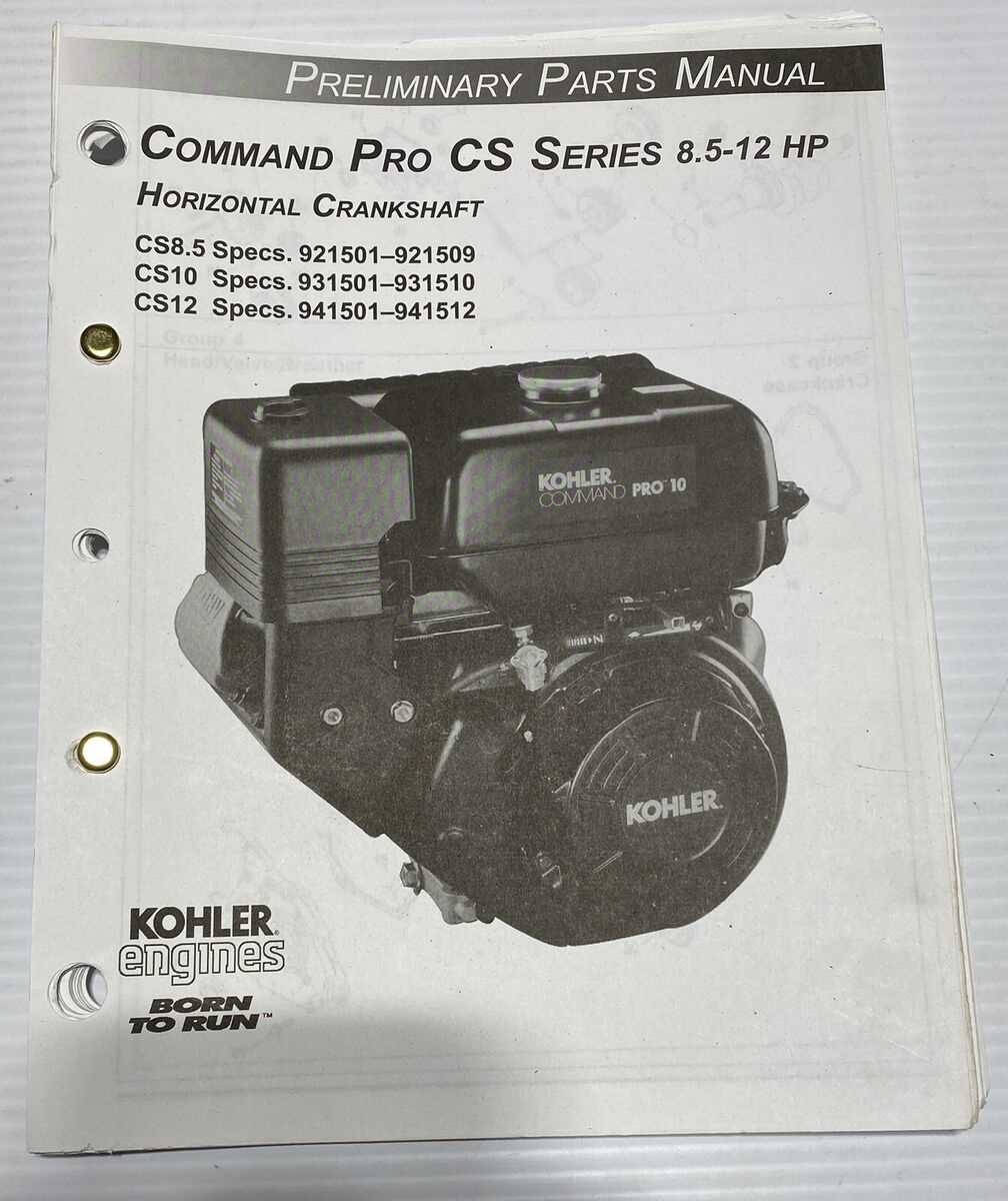 kohler command pro parts diagram