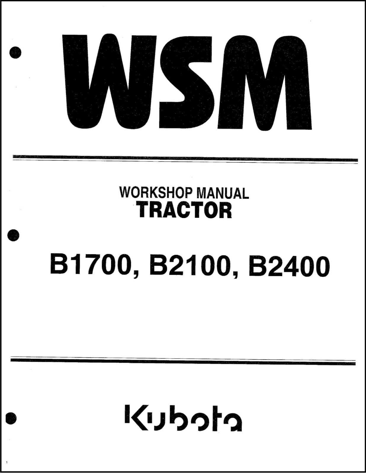 kubota b2100 parts diagram