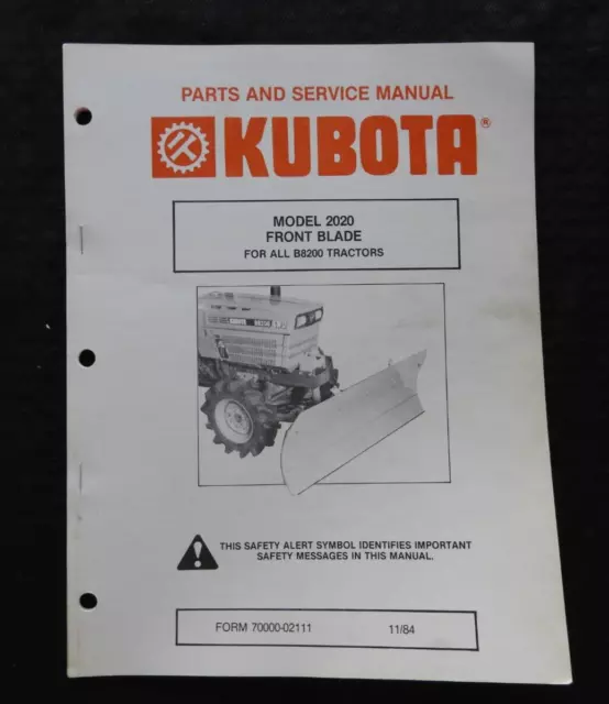 kubota b8200 parts diagram