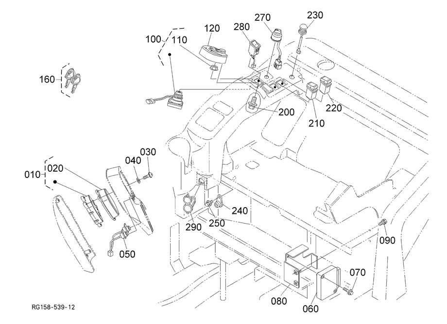 kubota kx018 4 parts diagram