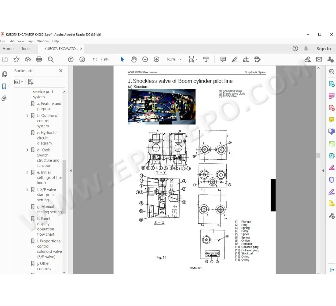 kubota kx080 3 parts diagram