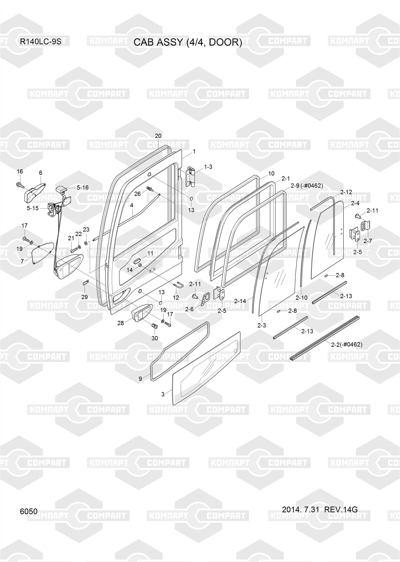 kubota rtv x1100c door parts diagram