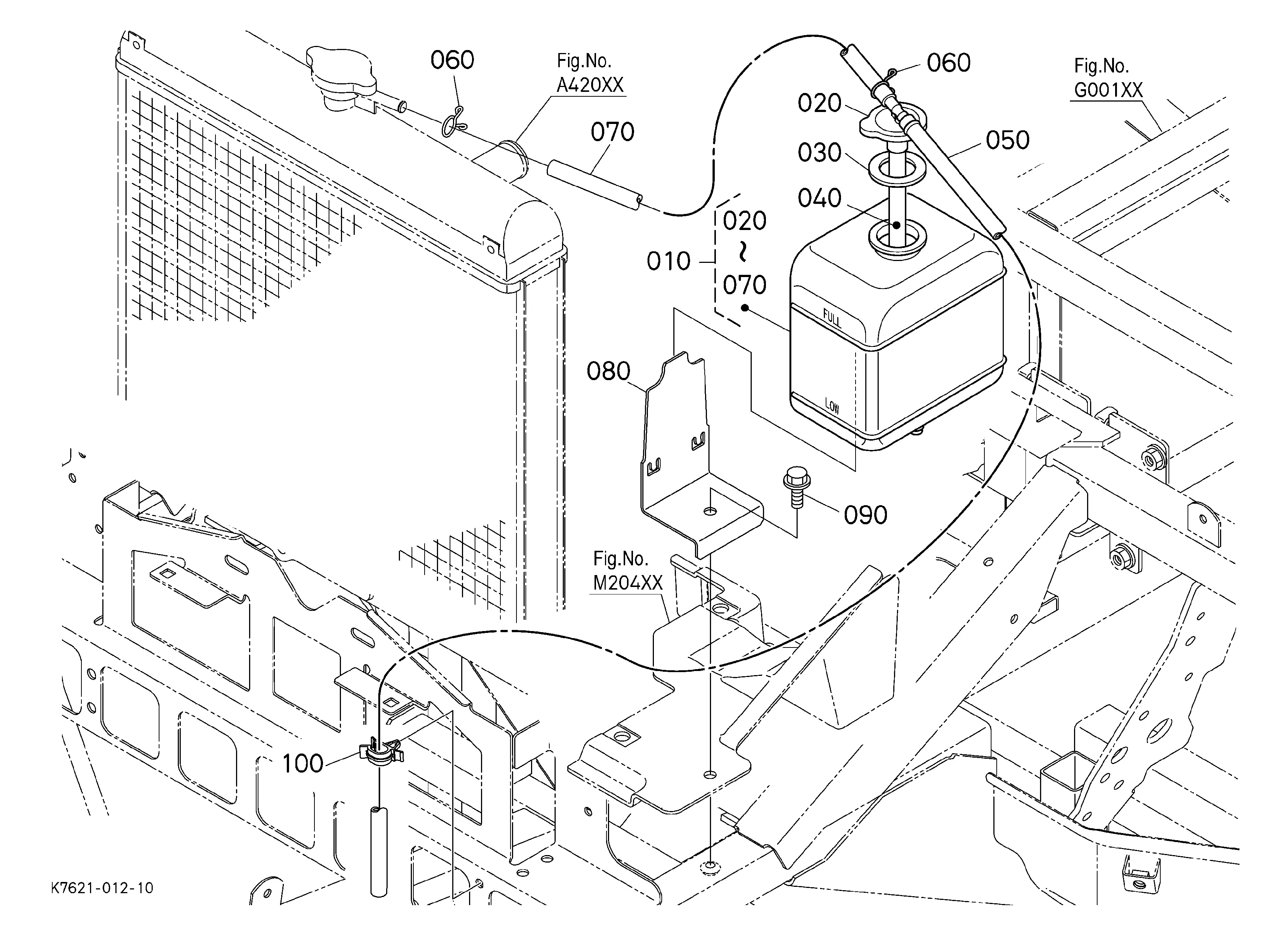 kubota rtv x1140 parts diagram