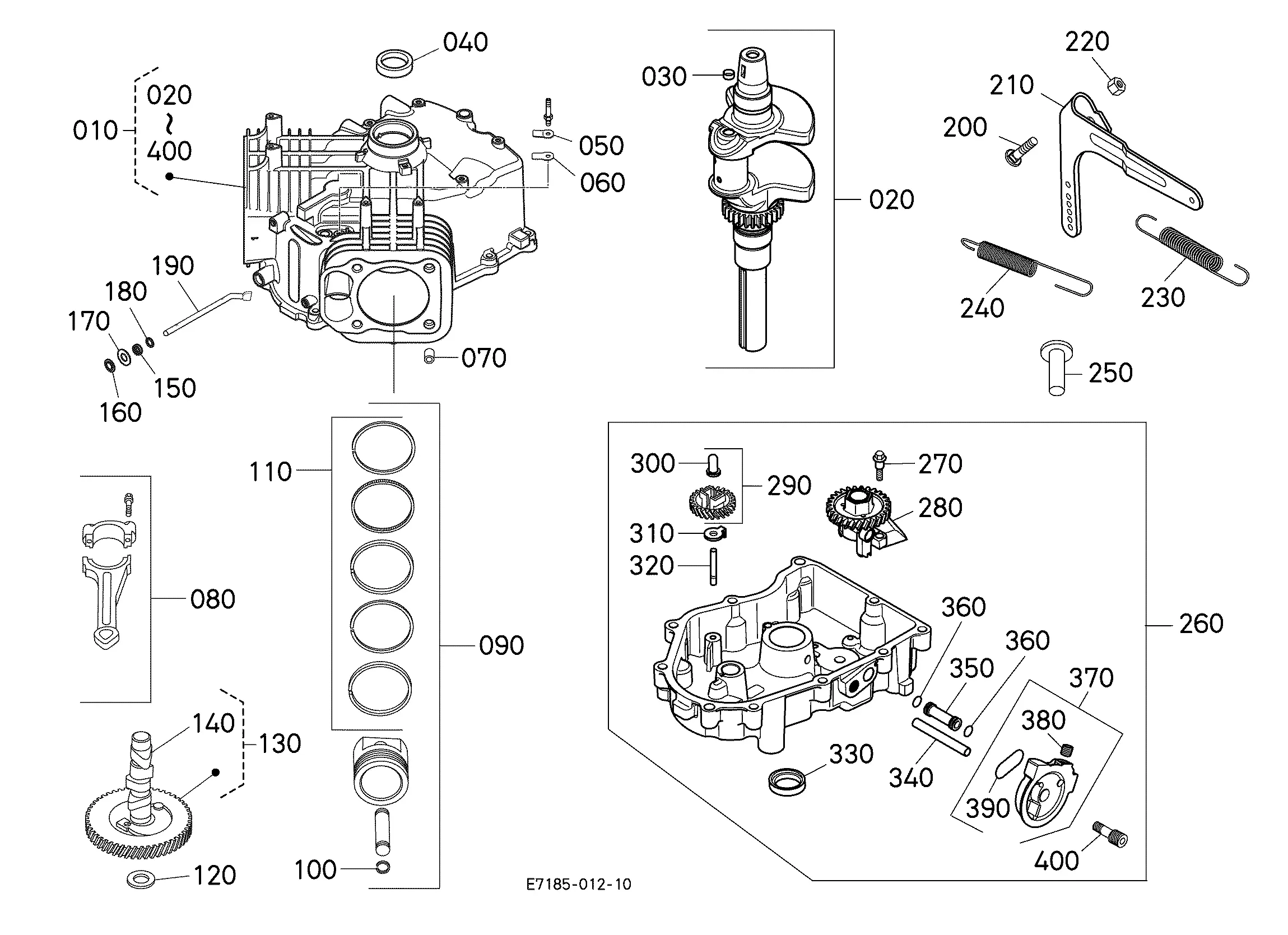 kubota t2080 parts diagram