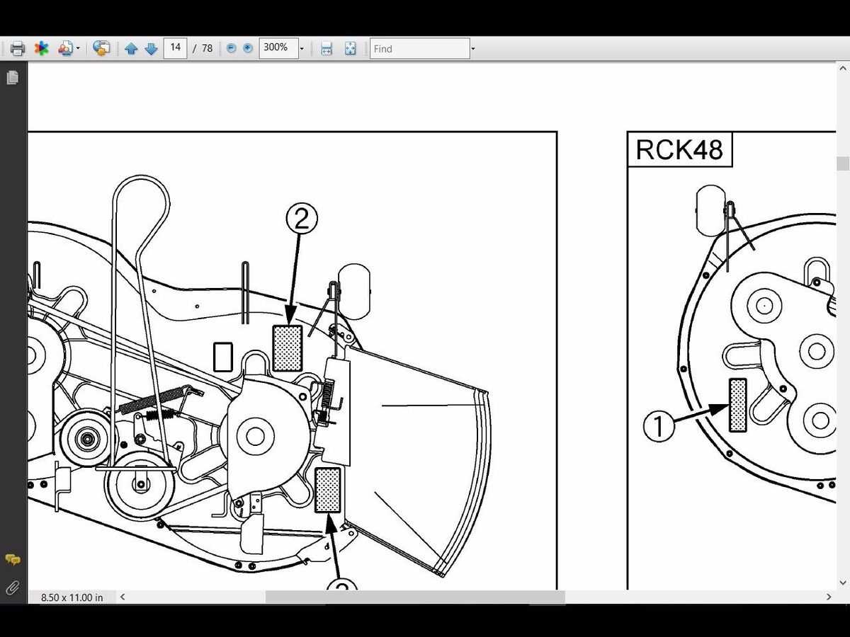 kubota t2380 mower deck parts diagram