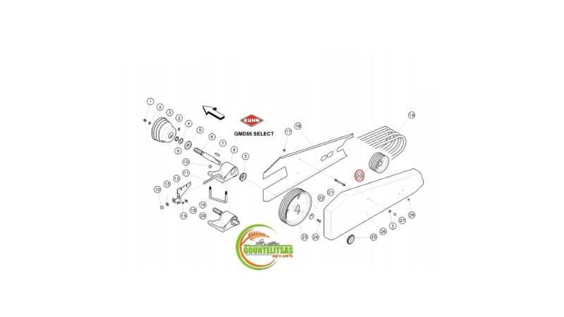 kuhn gmd 600 parts diagram